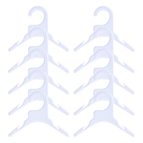 GKYQVE Set Von 10 Antislip Plastikbügel Für Haustierkleidung Hundekleidung Und Besitzer Nondeformaion Nonslip Outfit von GKYQVE