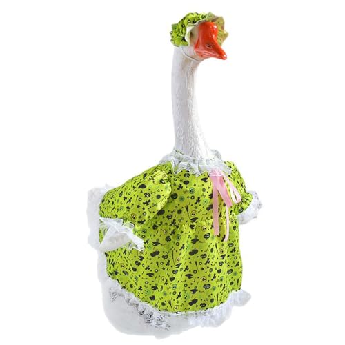 Gänse Outfit Für Hof Halloween Herbstdekorationen Mit Abnehmbaren Kleidungsstatios Statue Dekoration Halloween Pet Gänse Dekoration von GKYQVE