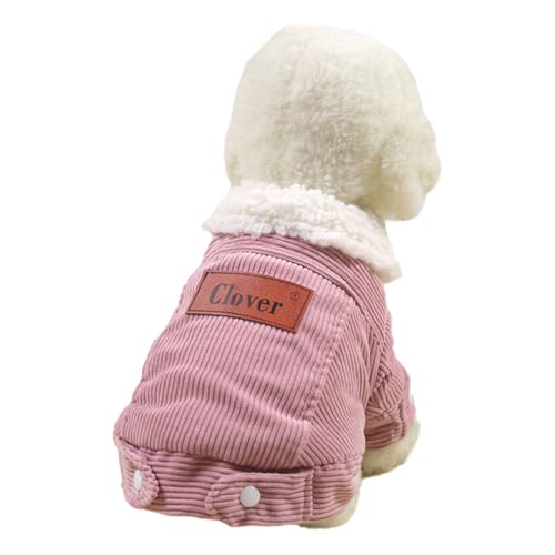 GKYQVE Kaltes Wetter Haustier Warmes Mantel Winter Fleece Futterkleidung Für Kleine Rassen 2LEGs Mantel Baumwolljacken Outdoor Aktivität Hundekleidung Winter von GKYQVE