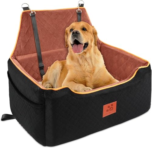 GL GLENSLAVE Hundesitz für große/mittlere Hund, Hundeerhöhungssitz unter 55Lbs oder 2 kleine Hunde, abnehmbar und waschbar Hundesitz mit dicken Kissen und Aufbewahrungstaschen GL GLENSLAVE Hundesitz für große/mittlere Hund, Hundeerhöhungssitz unter 55Lbs oder 2 kleine Hunde, abnehmbar und waschbar Hundesitz mit dicken Kissen und Aufbewahrungstaschen von GL GLENSLAVE