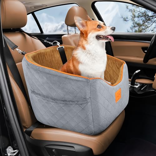 GL GLENSLAVE Hundesitz für kleine bis mittlere Hunde, Booster Hundesitz für Hunde bis zu 15 kg, Haustier Autositz, Reise Sicherheit Autositz mit waschbarem Bezug, Aufbewahrungstaschen GL GLENSLAVE Hundesitz für kleine bis mittlere Hunde, Booster Hundesitz für Hunde bis zu 15 kg, Haustier Autositz, Reise Sicherheit Autositz mit waschbarem Bezug, Aufbewahrungstaschen von GL GLENSLAVE