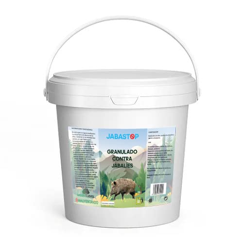 Wildschweinschreck 2 kg | Wildschweinabwehr Granulat | Lockende Wildschweinkroketten | verursachen Verdauungsstörungen und kommen nicht zurück | Ideal für Kulturen, Maisbälle, Orangen und Rasen von GLB Green Level Berlin