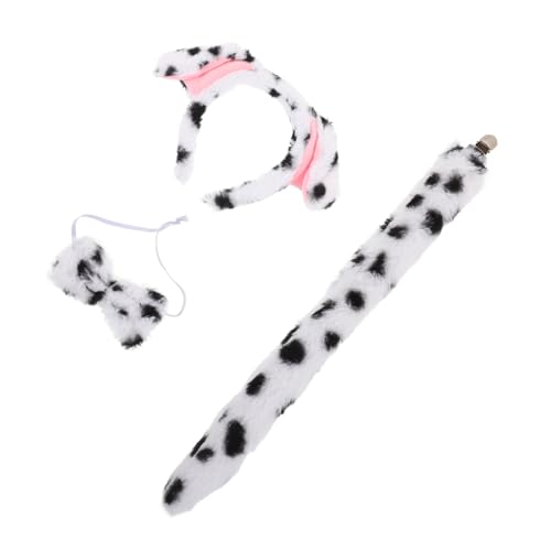 GLEAVI 1 Satz Teiliges mit Stirnband Fliege für Halloween und Partys Dalmatiner Accessoires für Erwachsene von GLEAVI