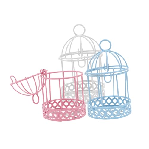 GLEAVI 1 Satz Vogelkäfig Dekoration Home Desktop Speicher Aufwendig Vogel- Kleiner Vogelkäfig Vogelkäferdekor Form Innenschmuck Schlafzimmerzubehör Schmiedeeisen 3 Stücke GLEAVI 1 Satz Vogelkäfig Dekoration Home Desktop Speicher Aufwendig Vogel- Kleiner Vogelkäfig Vogelkäferdekor Form Innenschmuck Schlafzimmerzubehör Schmiedeeisen 3 Stücke von GLEAVI