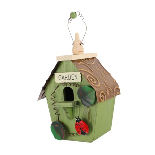 GLEAVI 1 Stück Vogelhaus aus Holz vogelhaus Dekorationen Dekoration des Vogelhauses Nest dekorativ Vogelhaus zum Aufhängen im Freien Vogelhäuschen im Freien hölzern GLEAVI 1 Stück Vogelhaus aus Holz vogelhaus Dekorationen Dekoration des Vogelhauses Nest dekorativ Vogelhaus zum Aufhängen im Freien Vogelhäuschen im Freien hölzern von GLEAVI