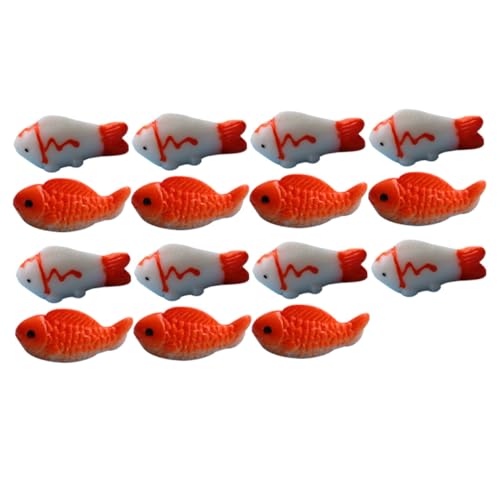 GLEAVI 15stücke Kunstharzhandwerk Für Aquarien Goldfischstatuen Blumentopfdekorationen Aquarium Ornament Desktop Decor Leicht Zu Reinigen Lichtecht Sicher Und Gesund von GLEAVI