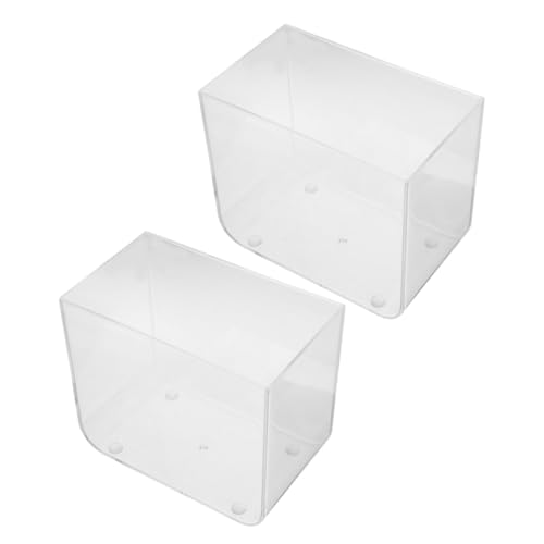 GLEAVI 2 Stück Mini-Aquarium tragbar Schildkröte Tank Wasser- Anlasser Panzer Fischglas Fisch tabk Betta-Aquarium Würfel-Aquarium Mini -Aquarium Aquarien für Plastik Transparent GLEAVI 2 Stück Mini-Aquarium tragbar Schildkröte Tank Wasser- Anlasser Panzer Fischglas Fisch tabk Betta-Aquarium Würfel-Aquarium Mini -Aquarium Aquarien für Plastik Transparent von GLEAVI