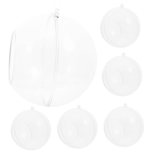 GLEAVI 6 Stück Teiliges Pflanzenhalter Terrarium für Luftpflanzen Teelichthalter Transparentes Design für Hochzeiten Partys und Tischdekoration von GLEAVI