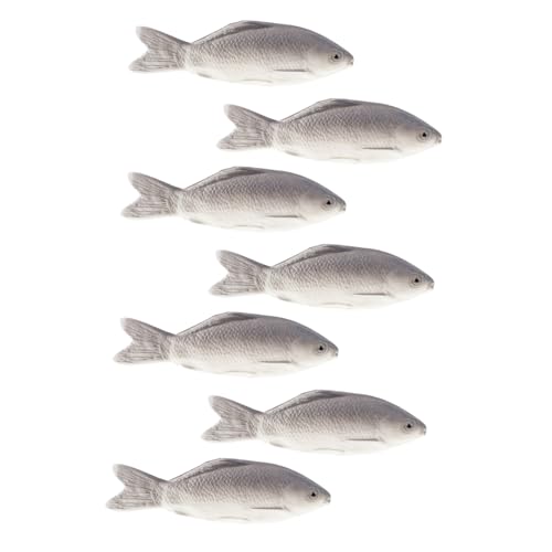 GLEAVI 7 Stück Teiliges Realistisches Pu-fischmodell Lebensechte Künstliche Meerestiere Interaktives Haustierspielzeug für Katzen und Hunde Leicht Tragbar Dekorativ für Küche und GLEAVI 7 Stück Teiliges Realistisches Pu-fischmodell Lebensechte Künstliche Meerestiere Interaktives Haustierspielzeug für Katzen und Hunde Leicht Tragbar Dekorativ für Küche und von GLEAVI