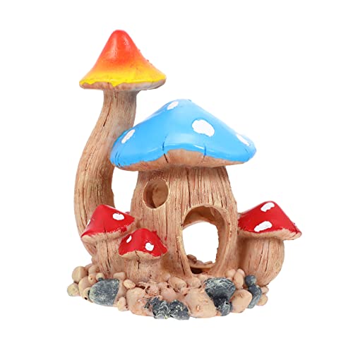 GLEAVI Dekoratives Shrimp Cave Aquarium Farbige Pilzhöhle Für Fische Langlebige Dekoration Aus Resin Versteck Für Aquarien Für Süßwasserumgebungen GLEAVI Dekoratives Shrimp Cave Aquarium Farbige Pilzhöhle Für Fische Langlebige Dekoration Aus Resin Versteck Für Aquarien Für Süßwasserumgebungen von GLEAVI