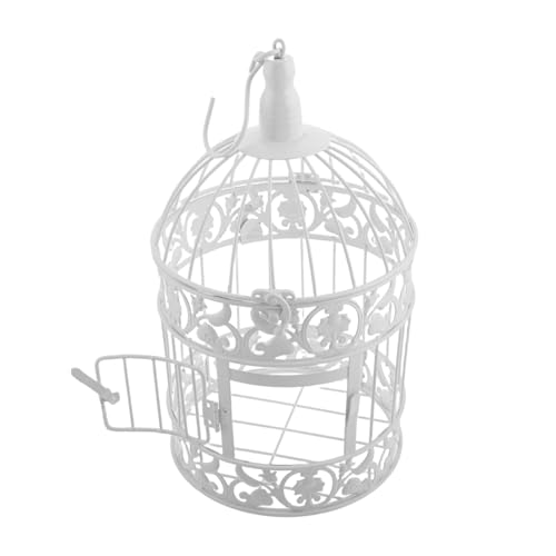 GLEAVI Hochzeits-vogelkäfig Garten Hängende Ornamente Dekorative Vogelkäfige Wohnkultur Vintage Hochzeitsdeko Vogelkäfig Im Freien Vogelkäfigdekoration Der Vogelkäfig Schmiedeeisen Weiß GLEAVI Hochzeits-vogelkäfig Garten Hängende Ornamente Dekorative Vogelkäfige Wohnkultur Vintage Hochzeitsdeko Vogelkäfig Im Freien Vogelkäfigdekoration Der Vogelkäfig Schmiedeeisen Weiß von GLEAVI
