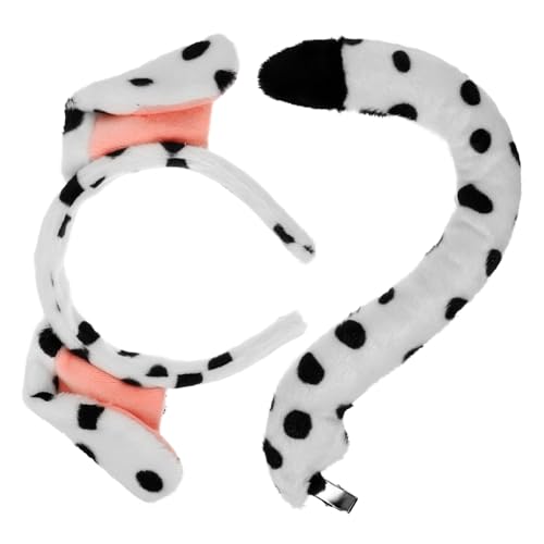 GLEAVI Hundekostüm Set für Welpen Teiliges Zubehör mit Ohren Stirnband und für Tierkostüme und Rollenspiele bei Partys von GLEAVI