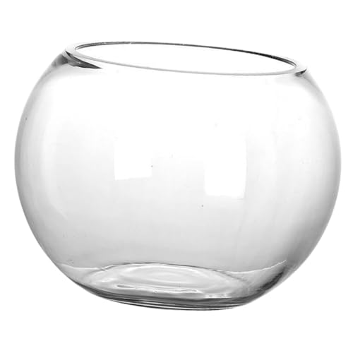 GLEAVI Rundes Fischbecken Für Aquarienfische Schüsseln Aquarium Für Den Schreibtisch Panzer Fischschalen Für Goldfische Kleiner Fischtank Aquarium Rund Transparent Glas GLEAVI Rundes Fischbecken Für Aquarienfische Schüsseln Aquarium Für Den Schreibtisch Panzer Fischschalen Für Goldfische Kleiner Fischtank Aquarium Rund Transparent Glas von GLEAVI