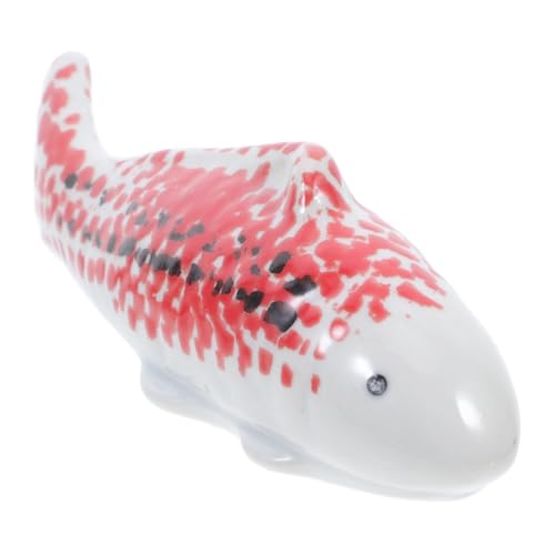 GLEAVI Schwimmende Glasfisch Statue Aquarium Dekoration Schwimmende Fischstatuen Für Aquarium-bastelarbeiten Dekorative Fischfigur Aus Keramikmaterial Für Schreibtisch Und Teich von GLEAVI