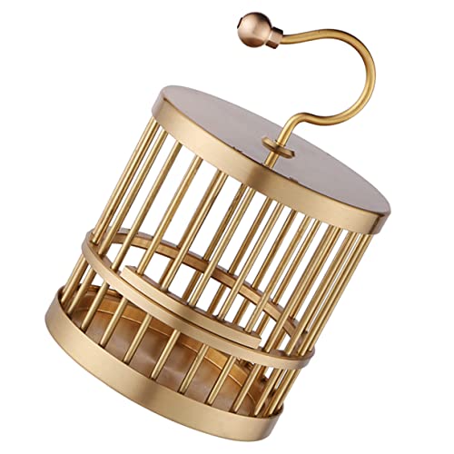 GLEAVI Vogelkäfigdekorationen vogelkäfig schmuck Innenvogelkäfig Kleiner dekorativer Vogelkäfig Vintage Carnival Cage Vintage Vogelkäfig Messing Golden GLEAVI Vogelkäfigdekorationen vogelkäfig schmuck Innenvogelkäfig Kleiner dekorativer Vogelkäfig Vintage Carnival Cage Vintage Vogelkäfig Messing Golden von GLEAVI