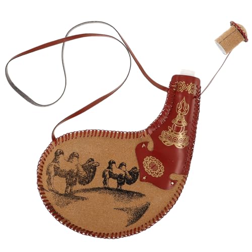 GLEAVI Wasserflasche Wasserdichter Wasserbeutel mit Tragegurt für Camping und Outdoor Aktivitäten Leichte und Strapazierfähige Wasserkanne Vintage Design für Stilvolle von GLEAVI