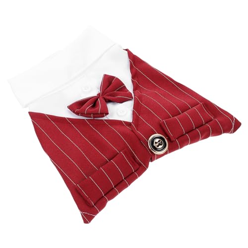 GLEAVI Welpe Formelle Kleidung Hundekostüm Hundehemd Hundeoutfit Hundeanzug Kostüm Mit Krawatte Für Hunde Katzen Geburtstag Hochzeit Party GLEAVI Welpe Formelle Kleidung Hundekostüm Hundehemd Hundeoutfit Hundeanzug Kostüm Mit Krawatte Für Hunde Katzen Geburtstag Hochzeit Party von GLEAVI