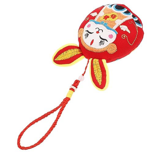 GLEAVI Wufu Rabbit Plüschspielzeug Puppendekoration ausgestopft weiches Hasenspielzeug Kaninchenspielzeug Schreibtisch-Kaninchen- PP Baumwolle rot GLEAVI Wufu Rabbit Plüschspielzeug Puppendekoration ausgestopft weiches Hasenspielzeug Kaninchenspielzeug Schreibtisch-Kaninchen- PP Baumwolle rot von GLEAVI