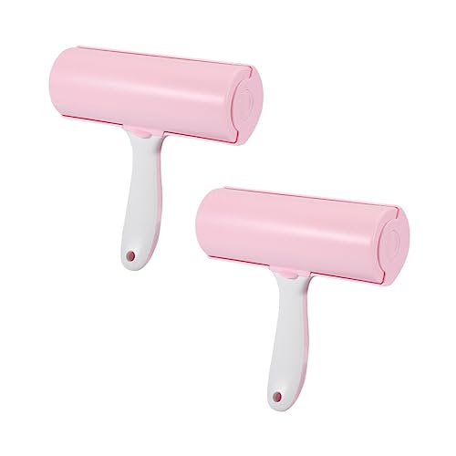 GLEAVI Zulunft Pink 2 STK Haustierrolle Haar Aufkleber Rolle Haar Klebrige Rolle Fusselkleberolle Haarentfernungsgerät Kleidung Muschelschale Perrücke Pink GLEAVI Zulunft Pink 2 STK Haustierrolle Haar Aufkleber Rolle Haar Klebrige Rolle Fusselkleberolle Haarentfernungsgerät Kleidung Muschelschale Perrücke Pink von GLEAVI