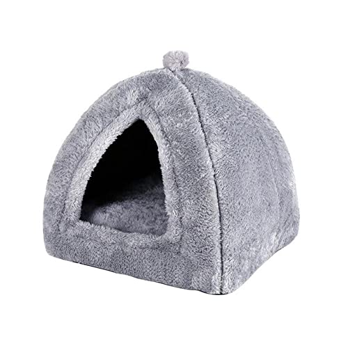 GLIMDA Winter Warn Dreieck Katzennest Bequem Ganzjahreshaus Burrow Schlafen Katzenzubehör Weiche Tasche Universal Haustier A6R0 Bett Katze Warm von GLIMDA