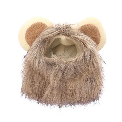 Löwe Perücke Lustiges Haustier Kostüm Niedliche Löwenmähne Perücken für Katzen und kleine Hunde Halloween Katze Kopfbedeckung Katze Cosplay Löwe Kostüm Hut Löwe Perücke Lustiges Haustier Kostüm Niedliche Löwenmähne Perücken für Katzen und kleine Hunde Halloween Katze Kopfbedeckung Katze Cosplay Löwe Kostüm Hut von GLIMDA