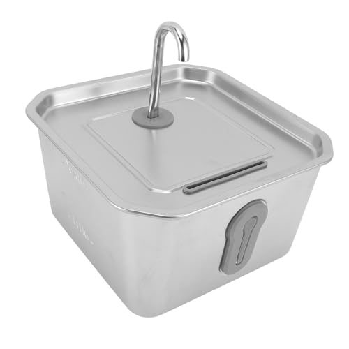 3,5 L Katzenwasserbrunnen, Leiser Edelstahl-Haustierwasserbrunnen, Automatischer Zirkulierender Katzenwasserspendernapf mit Wasserhahn für Kleine Katzen Im Innenbereich 3,5 L Katzenwasserbrunnen, Leiser Edelstahl-Haustierwasserbrunnen, Automatischer Zirkulierender Katzenwasserspendernapf mit Wasserhahn für Kleine Katzen Im Innenbereich von GLOGLOW