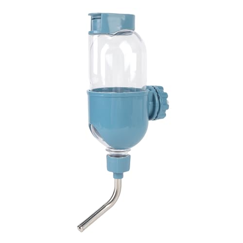500 Ml Hängende Hundwasserflasche mit Doppelter Perlendesign, Kistenmontiertes Wasserspender für Welpenkatze Kaninchen Leicht zu Reinigen und für den Täglichen Gebrauch zu von GLOGLOW