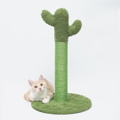 Cactus Cat Kratzerpfosten, Stabiler Multifunktions -Verschleiß von Sisal Cat Kratzer Sisal Fasergrün Kaktusbaum Formspielzeug für Kletterbare Spaß Cactus Cat Kratzerpfosten, Stabiler Multifunktions -Verschleiß von Sisal Cat Kratzer Sisal Fasergrün Kaktusbaum Formspielzeug für Kletterbare Spaß von GLOGLOW