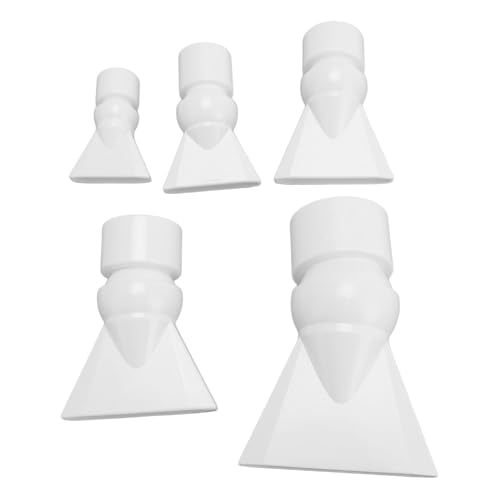GLOGLOW 5pcs Aquarium Wasserauslass, Kurze Entendüse Aquariumpumpe Düse Wasserauslass Return Rohranpassung für Wasserbehörden Wassersysteme (White) von GLOGLOW