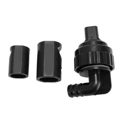 GLOGLOW Aquariumpumpendüse, Geräuschreduzierung Wasserauslass -Rohradapter Langsamer Abflussauslagen für das Behandlung von Wasserumgebungen und Belüftung (Black) von GLOGLOW