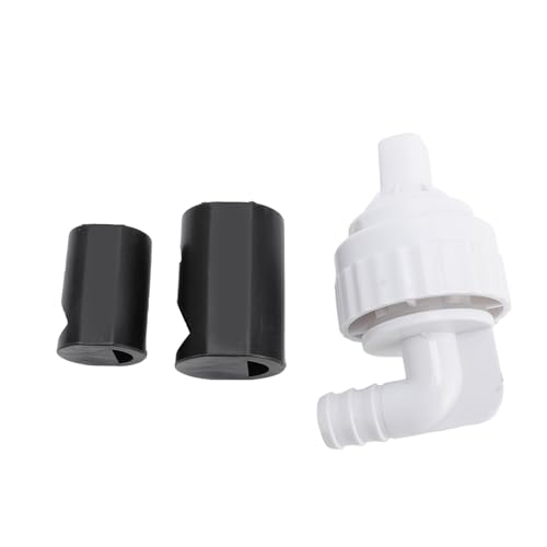 GLOGLOW Aquariumpumpendüse, Geräuschreduzierung Wasserauslass -Rohradapter Langsamer Abflussauslagen für das Behandlung von Wasserumgebungen und Belüftung (White) von GLOGLOW
