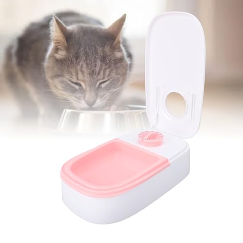 GLOGLOW Automatischer Haustierfutter, Timer Pet Feeder -Lebensmittelspender mit Unabhängigen Fächern Einzelschalen -Timer -Haustier -Feeder für Trockene und Feuchte Lebensmittel (1) von GLOGLOW