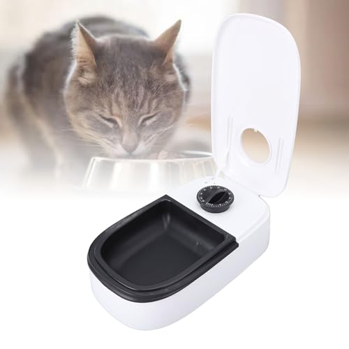 GLOGLOW Automatischer Haustierfutter, Timer Pet Feeder -Lebensmittelspender mit Unabhängigen Fächern Einzelschalen -Timer -Haustier -Feeder für Trockene und Feuchte Lebensmittel (3) von GLOGLOW