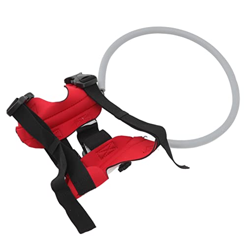 GLOGLOW Blind Dog Harness Guiding Device, Blind Dog Halo Pet Anti Collision Ring for Protective Build Confidence Accessories Praktische Vermeidung Leichtes Blind Halo Harness mit Reflecti (Rot) von GLOGLOW