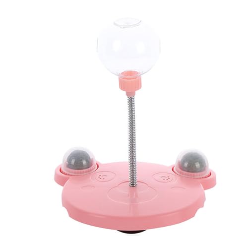 GLOGLOW Cat -Behandlungsspender Spielzeug, Multifunktional Funny Feder Cat -Behandlungsspender Spielzeug Anti -Biss Interaktives Verhindern Sie Schlupfkätzchen -Lebensmittel -Feder von GLOGLOW
