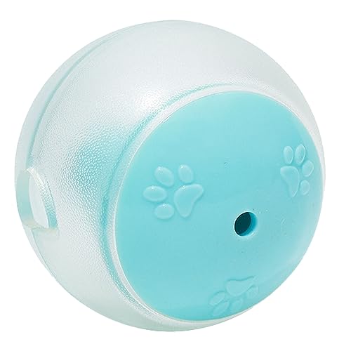 GLOGLOW Endless Fun Futterspender für Hunde, Spielzeugball, Verbesserung, Interaktives, Langlebiges TPR-Kauspielzeug für Haustiere Zum Zahnen und Training (Blue) von GLOGLOW