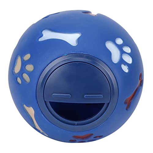 GLOGLOW Haustier-Kauspielzeug, Leckfutterball für Hunde, Multifunktionaler, Langsam Fütternder Hundeball von GLOGLOW