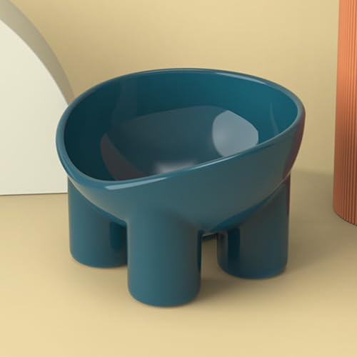 GLOGLOW Hohe Katzenschüssel mit Einem Einzelnen Design Schutzmaterial Kunststoff Größe 138x134x90 Mm (#3) von GLOGLOW