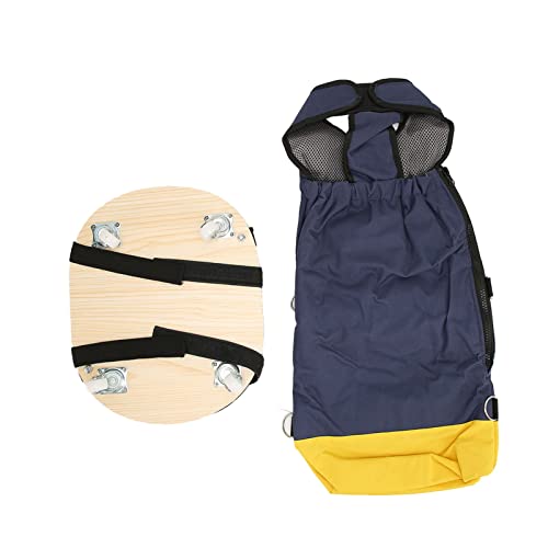 GLOGLOW Hund Walking Scooter, Verstellbare Brustband -Hunde -Rollstuhl -Doggy -Rollstuhlwagen mit Oxford -Stoff -Schlepptüte (S (geeignet für 2–3,5 kg/4,4–7,7 lb)) von GLOGLOW