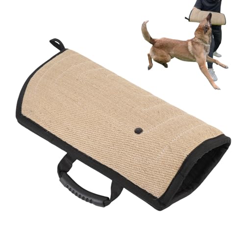GLOGLOW Hundebisshülse, 19.7x11.8in Jute Trainingsausrüstung Arm Gepolstert Schutz Beißhülle Ziehspielzeug mit Griff für Große Rassen Deutsch Schäferhund Pitbulls Malinois GLOGLOW Hundebisshülse, 19.7x11.8in Jute Trainingsausrüstung Arm Gepolstert Schutz Beißhülle Ziehspielzeug mit Griff für Große Rassen Deutsch Schäferhund Pitbulls Malinois von GLOGLOW