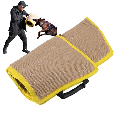 GLOGLOW Hundebisshülse, Jute Training Ausrüstung Arm Gepolstert Schutz Beißhülle Tauziehen des Kriegsspielzeugs für Deutsche Schäferhund Pitbulls Malinois Große Hunde Rassen Rassen GLOGLOW Hundebisshülse, Jute Training Ausrüstung Arm Gepolstert Schutz Beißhülle Tauziehen des Kriegsspielzeugs für Deutsche Schäferhund Pitbulls Malinois Große Hunde Rassen Rassen von GLOGLOW