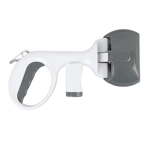 GLOGLOW Hundekot Scooper Tragbarer Hund Abfall Picker Upper für Hunde Leichtes Robustes Plastikdesign Einfach zu Bedienen mit Beutelbefestigung für Gehen Camping -Picknick Im Freien (Grey) von GLOGLOW