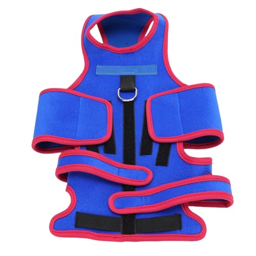 GLOGLOW Hundeweste Kabelbaum, Multifunktionales Haustierkabelbaumverstellbares Hundweste mit Leinenbefestigung für Outdoor Gehen Bequemes Oxford -Tuch (M) von GLOGLOW