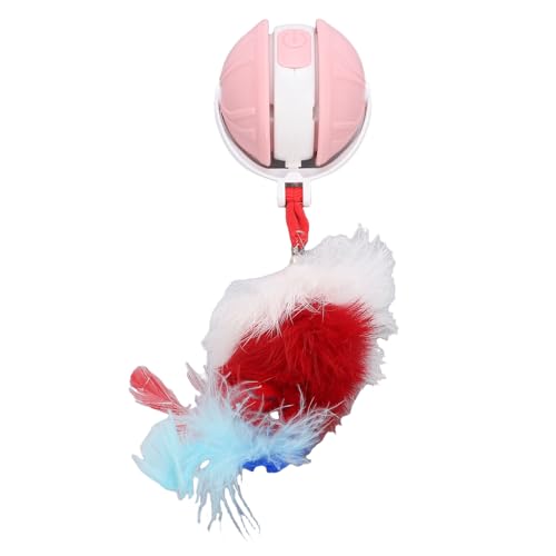 GLOGLOW Interaktiver Katzenspielzeugball Interaktiver Katzenspielzeugball, Automatischer Bewegungssensor Wiederaufladbar Kitty Play Ball für Indoor -Katzen Kätzchen Unterhaltungskatze Spielzeug von GLOGLOW