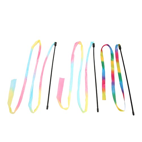 GLOGLOW Katzenschnurstab, Bandkatzenstab, Leicht, Interaktiv, Bunt, für den Innenbereich GLOGLOW Katzenschnurstab, Bandkatzenstab, Leicht, Interaktiv, Bunt, für den Innenbereich von GLOGLOW