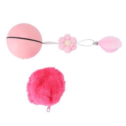 GLOGLOW Katzenspielzeugball, Flauschiger Interaktiver Katzenkicker, Beweglicher Katzenball, Automatisch Rollender Ball mit Plüschbezug, Kitty Kitten Übungsspielzeug für Spielkameraden Im GLOGLOW Katzenspielzeugball, Flauschiger Interaktiver Katzenkicker, Beweglicher Katzenball, Automatisch Rollender Ball mit Plüschbezug, Kitty Kitten Übungsspielzeug für Spielkameraden Im von GLOGLOW