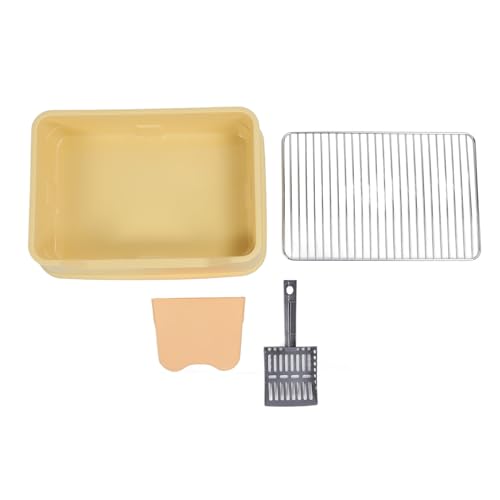 GLOGLOW Katzenstrauderbox, Vielseitig Minimalistische Design Katzenratschachtel mit Schalldämpfer Edelstahl Rack Anti Spritzer Stilvoller Look Cat Toilette für Kleine Mittelgroße Katzen GLOGLOW Katzenstrauderbox, Vielseitig Minimalistische Design Katzenratschachtel mit Schalldämpfer Edelstahl Rack Anti Spritzer Stilvoller Look Cat Toilette für Kleine Mittelgroße Katzen von GLOGLOW