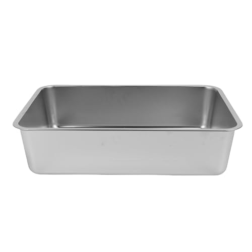 GLOGLOW Katzenstrauderkasten Metalldrüsenbox Hochseitig, kein mit Kapuze aus Edelstahl und Nicht Stab Am Leicht Sauber GLOGLOW Katzenstrauderkasten Metalldrüsenbox Hochseitig, kein mit Kapuze aus Edelstahl und Nicht Stab Am Leicht Sauber von GLOGLOW