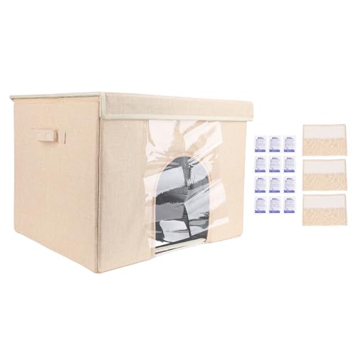 GLOGLOW Klapptierhaus, die Gesamte Saison Universal Fold Pet House mit Eisbeutel Praktische Leichte, Komfortable Tragbare Innenhöhle für die Heimreise Im Freien (Khaki) von GLOGLOW