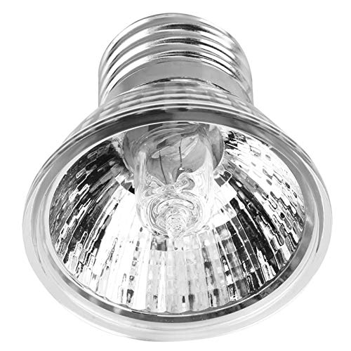 GLOGLOW Langlebige Schildkröte Wärmelampe Gesundes Licht Verhindern Stoffwechselknochenerkrankungen 50 -W -Schildkröte Reptilienerwärmung Licht (25W) von GLOGLOW